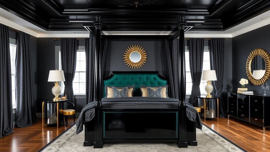 glamorous vintage interior design