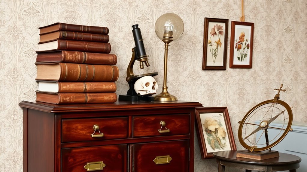 vintage apothecary cabinet decor